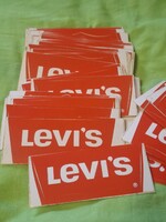 70 db régi, retró öntapadós matrica "Levi's" 19﻿80-ból, még mindig ragad!