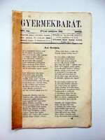 1862 május 22  /  Gyermekbarát  /  Ssz.: 517