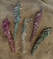 Régi retro    Karácsonyfadísz 5 db