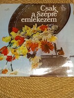 Csak a szépre emlékezem bakelit lemez