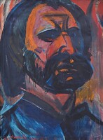 Szurcsik János (1931 - ) Dózsa III. c. Képcsarnokos festménye EREDETI GARANCIÁVAL !