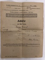 Régi Adóív 1947. évre