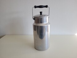 Régi retro de új 5 literes nagy méretű tejeskanna alumínium kanna