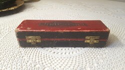 Antik,Hohner"Super Chromonica" harmonika fa doboz