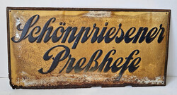 A Schönprieseni présélesztõ / Reklámtábla