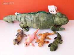MorisMos KAMÉLEON plüss kabala figura 63 cm-es plüssfigura + 4 kicsi !!! EXTRA !!