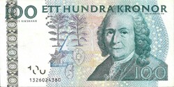 100 kronor korona 2001 Svédország 1.