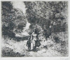 László Gyula „Séta a kúthoz”