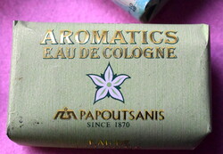 Retro Papoutsanis Aromatics Eau De Cologne parfüm szappan   125gr  görög