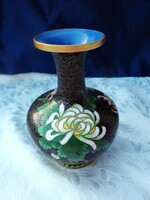 Tűzzománc - ( Cloissoné) váza