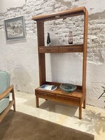 Különleges vintage század közepi svéd teak tároló egység