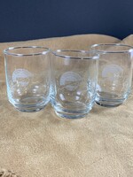 Ritkább Munkásőr likőrös poharak 1dl (3db)