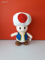 Hollóházi Nintendo SUPER MARIO Mushroom Toad Plush! 40 cm Mascot! EXTRA!