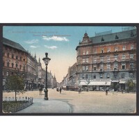 Magyarország,Budapest VII. - Baross tér és Rákóczi út 1914
