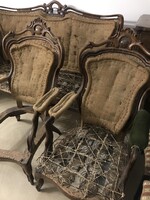 Biedermeier szalon garnitúra