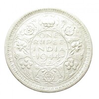 India,1 rupee 1944 L - Lahore VF+ ezüst 11.66g500