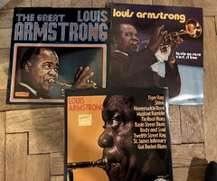 3db Louis Amstrong bakelit lemez