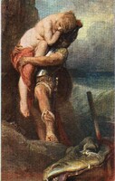 Képeslap: Benczúr Gyula festménye. 1910-20.