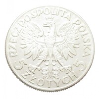 Lengyelország,5 zlotych 1933 EF ezüst 11g750