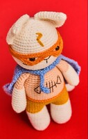 Amigurumi technikával horgolt "BatCat"- Csoda macska