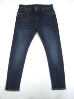 EREDETI LEVIS 512 (W32 / L30) FÉRFI SÖTÉTKÉK SZTRECCSES FARMERNADRÁG