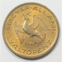 Magyarország,10 fillér 1947 aUNC+ réz