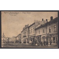 Erdély,Máramarossziget - Főtér 1921