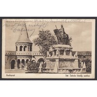 Magyarország,Budapest I. - Szent István király szobra 1941