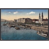 Magyarország,Budapest V. - Dunai részlet 1917