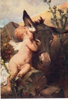 Képeslap: Benczúr Gyula festménye. 1910-20.