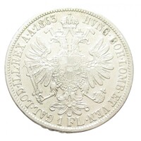 Ausztria,1 florin 1863 A EF ezüst 12.34g900