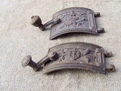 Régi kályha alkatrész ajtó 2 db