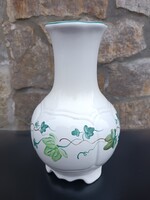 Herendi borostyános majolika váza