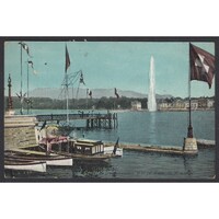 Olaszország,Genova - 90 méteres szökőkút 1907