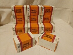 Ofotért üveges diakeret diakocka dia új használatlan, 25db/doboz, dobozonként, összesen 15 doboz