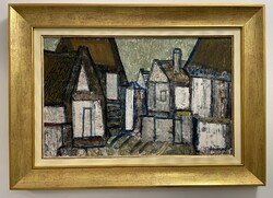 Bencze László (1907-1992) 51x72 cm EREDETI festménye