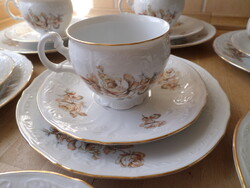 Régebbi Bernadotte porcelán csésze szett - darabra