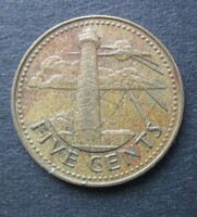 Barbados 5 cent 1979 (E27)