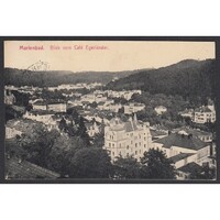 Csehország,Marienbad - Kilátás az Egerländer kávézóból 1911