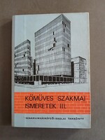 Pados Antal - Kőműves szakmai ismeretek III. 