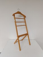 Antik szobainas összecsukható kisbútor ruha fogas jelmez tartó vállfa állvány 314 6031