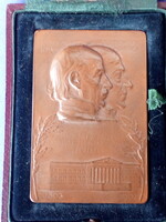 BECK Ö. FÜLÖP BRONZ PLAKETT (251130)