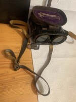 Antique Viennese telescope in its case