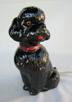 Pudli uszkár kutya porcelán hangulatlámpa lámpa