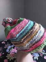 Nepáli színes gyapjú sapka