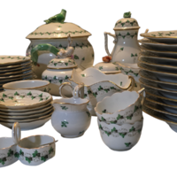 Herendi Apponyi Petrezselymes 81db os készlet/Ritkaság