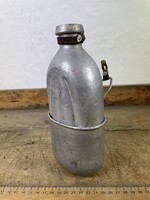 -AV787- Régi Katonai Alumínium Kulacs és Bögre