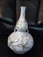 Ritka herendi domború gesztenye mintás váza.