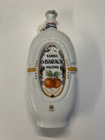 Hollóházi porcelán pálinkás flaska