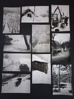 Old photos of Szigliget and Tihany in winter, 1970